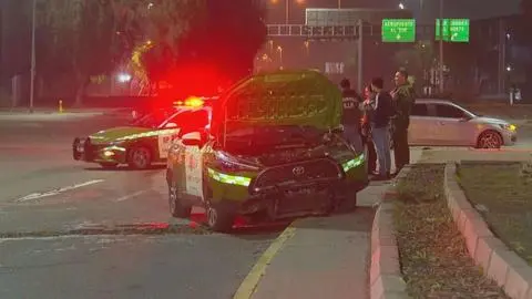 Un detenido y cinco carabineros heridos: Persecución policial termina con balacera en Aeropuerto de Santiago
