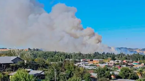 Alcaldes del Biobío insisten en inyección de recursos del GORE para el combate de incendios forestales