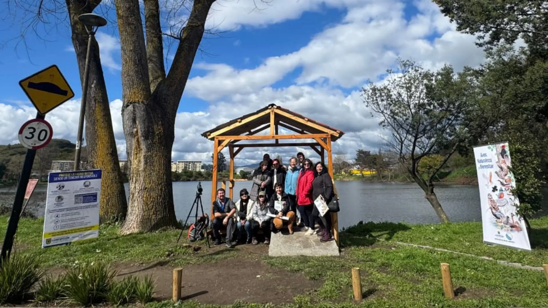 Concepción suma su primer mirador para el avistamiento de aves en Laguna Lo Méndez