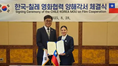 Chile y Corea del Sur firman acuerdo de coproducción audiovisual para potenciar la internacionalización del cine nacional