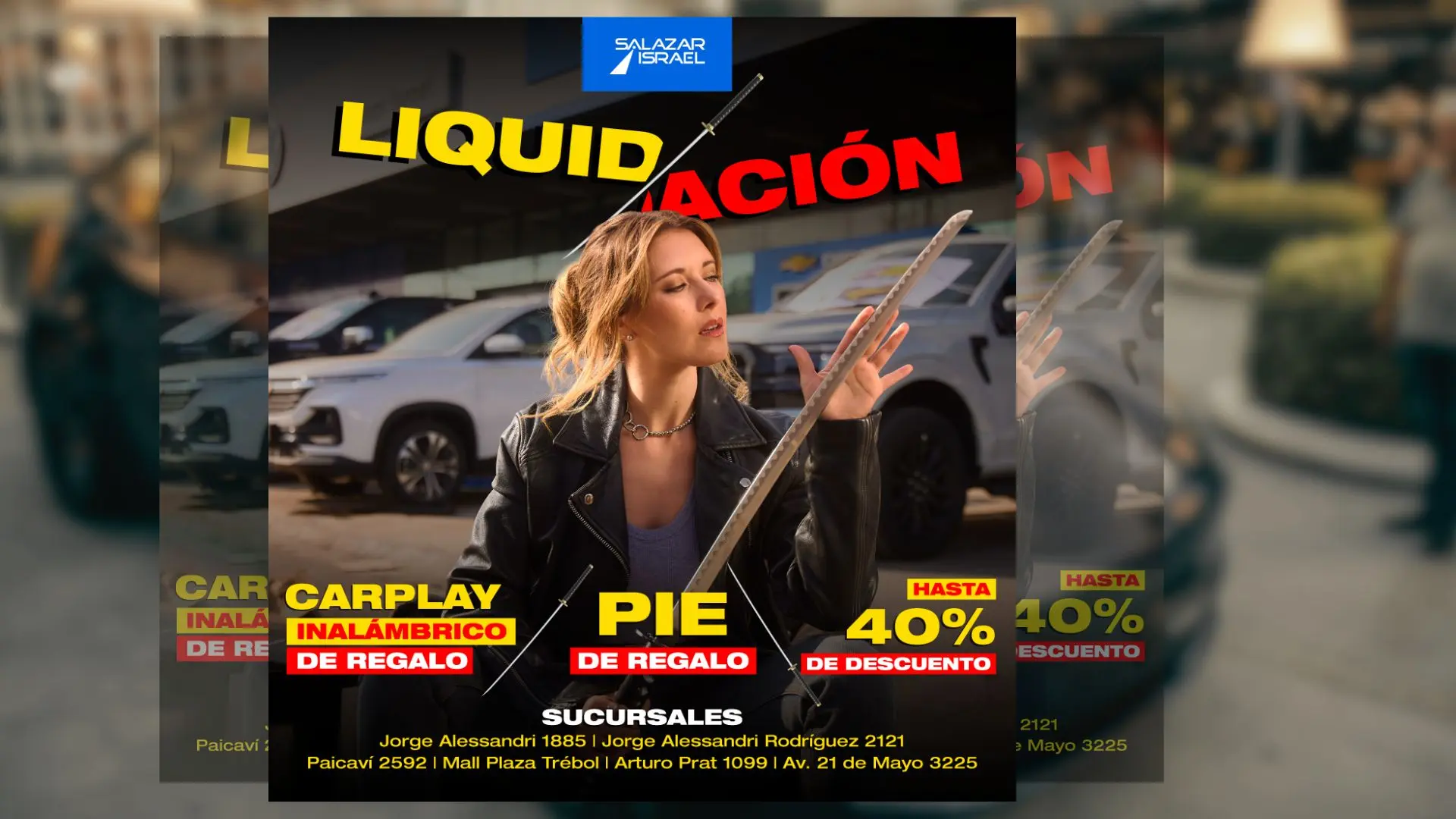 Autos nuevos con descuentos y cuotas flexibles en la Gran Liquidación de Agosto en Salazar Israel en el Biobío