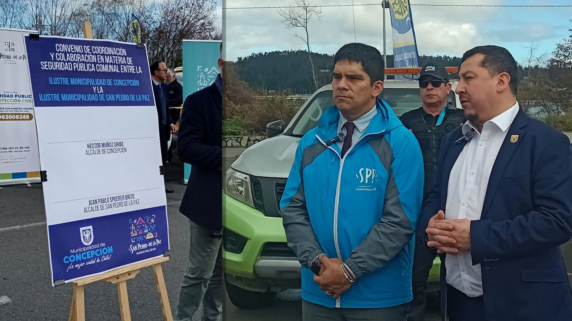 Concepción y San Pedro de la Paz refuerzan seguridad con acuerdo entre municipios del Gran Concepción