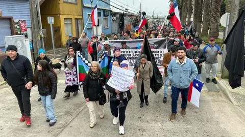 Pescadores de Lebu se movilizaron ante demora de soluciones por crisis pesquera