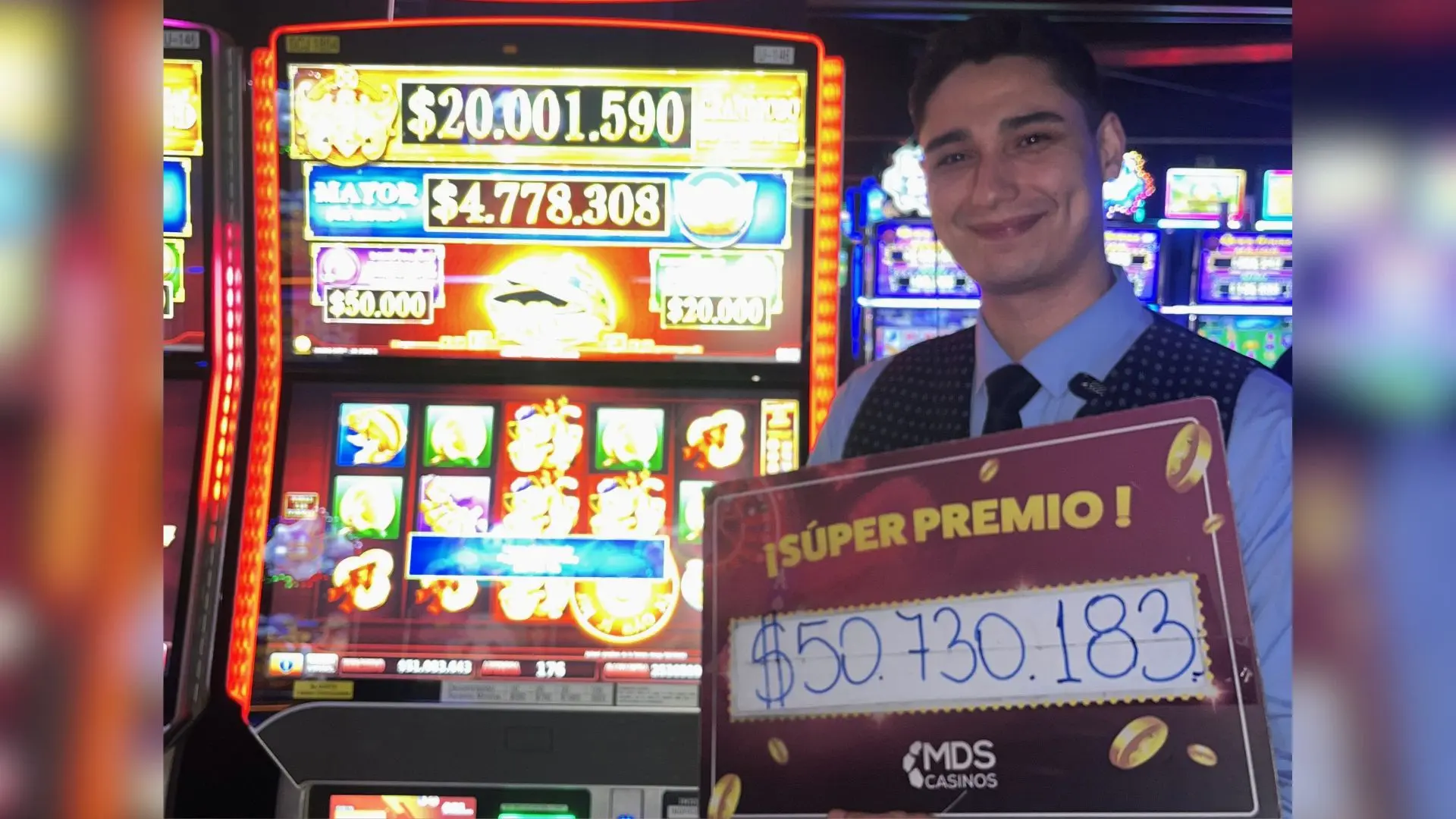 La suerte está en Talcahuano: Casino MDS entregó más de $100 millones en premios