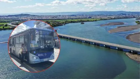 Ratifican disminución en tiempos de viaje en el transporte público tras apertura del Puente Industrial