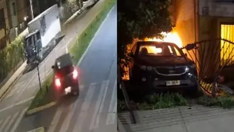 Detienen a conductor ebrio tras chocar vivienda en Quilicura: Intentó darse a la fuga