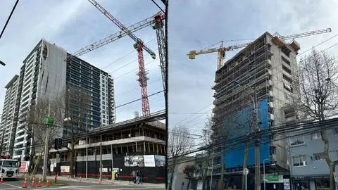 ¿Cuántos edificios se están construyendo actualmente en Concepción? Explican la expansión inmobiliaria en la capital penquista
