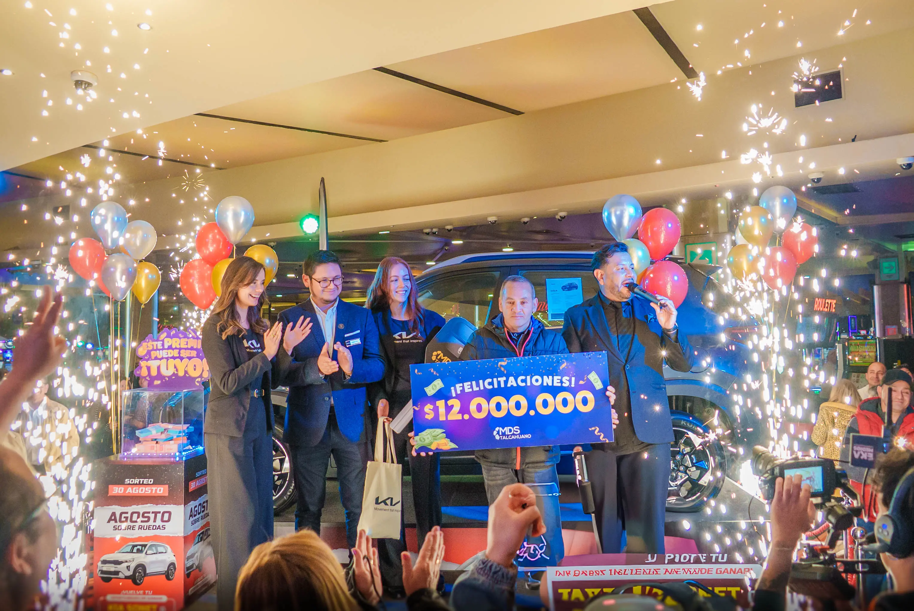 MDS Talcahuano despidió agosto con un flamante sorteo: un Kia Sonet 0 km o $12 millones en juego