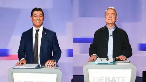 Eduardo Artés cuestiona a Franco Parisi el por que no vive en Chile en debate presidencial