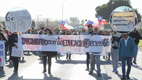 Contraloría rechazó pago a profesores de Talcahuano por paro pese a acuerdo para recuperar clases