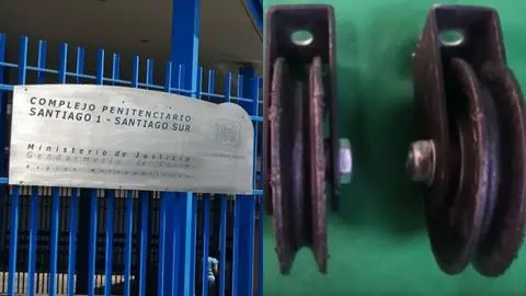 Frustran intento de fuga en cárcel Santiago 1: Planeaban escapar usando una tirolesa hechiza