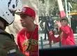 Apedrean a equipo de CHV durante operativo policial por celulares robados en Barrio Franklin