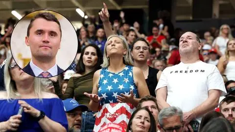 Funeral de Charlie Kirk reúne a miles de personas en estadio de Arizona: Donald Trump y otras figuras del gobierno de EEUU asistieron