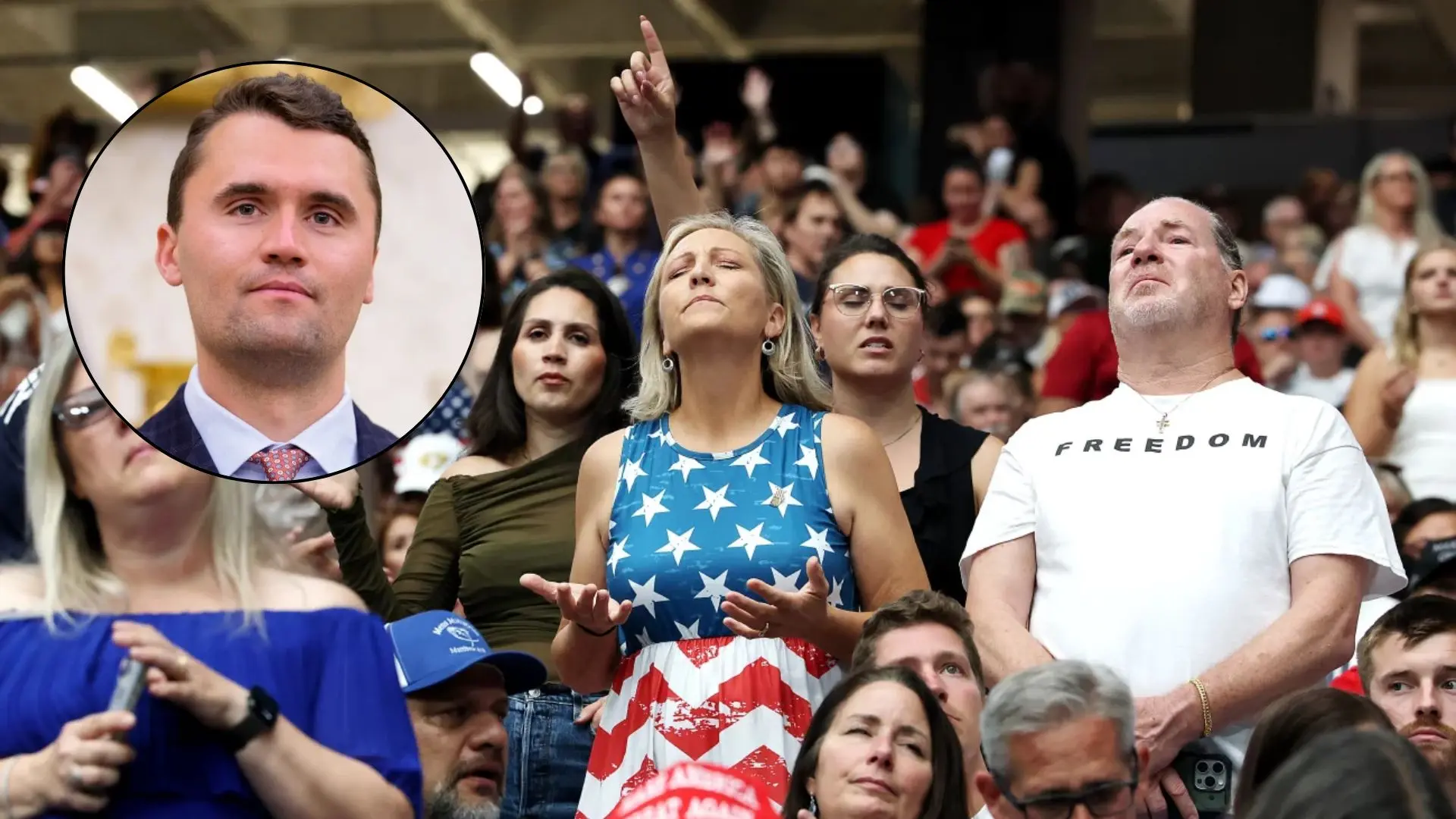 Funeral de Charlie Kirk reúne a miles de personas en estadio de Arizona: Donald Trump y otras figuras del gobierno de EEUU asistieron