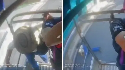 Adulto mayor muere tras caer de una micro en movimiento en El Salvador
