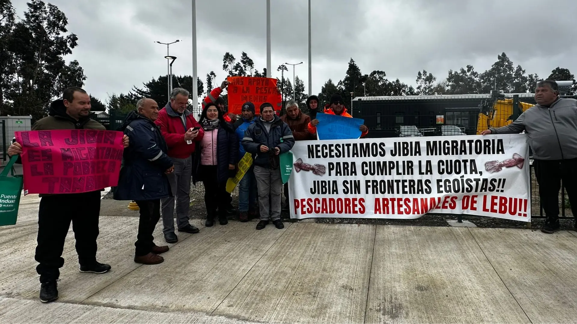 Pescadores de Lebu dirigen carta al presidente Boric para declarar la jibia migratoria