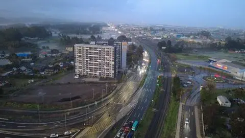 Los primeros días del Puente Industrial: Acortó tiempos de desplazamiento y despejó la ruta 160