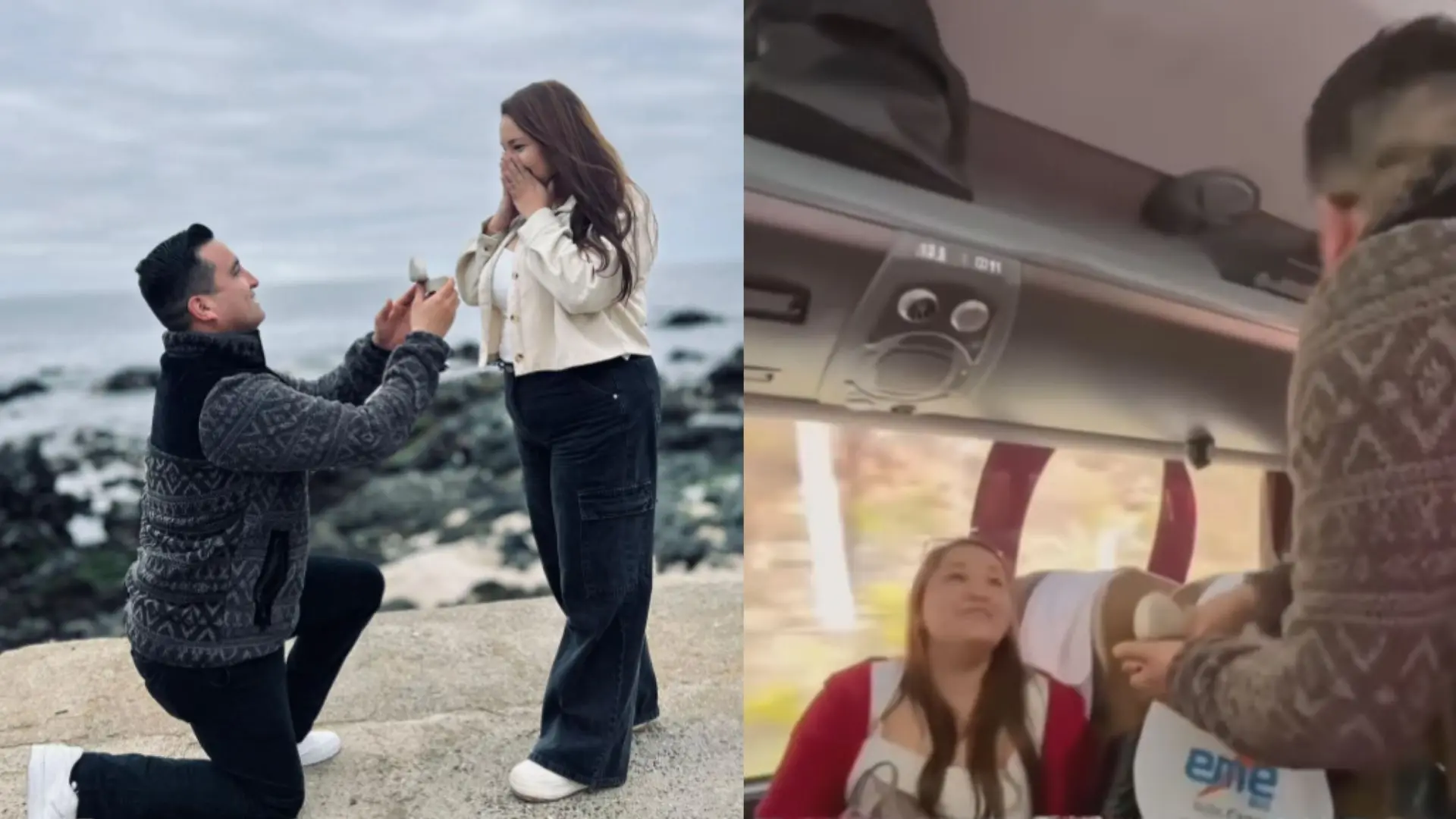 Hombre sorprende con propuesta de matrimonio en viaje de EME Bus: video se viraliza en redes