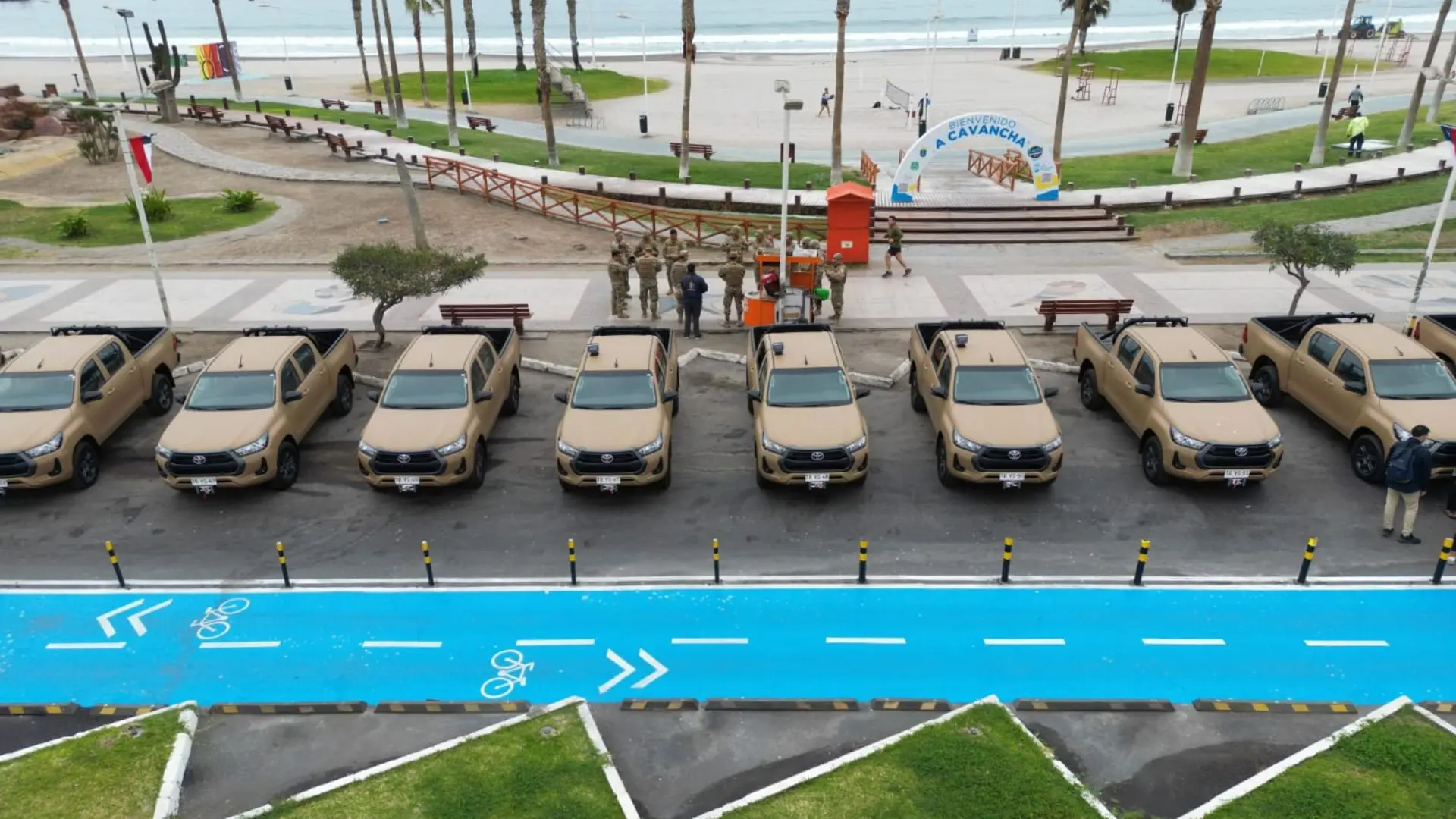 Refuerzan control fronterizo en Tarapacá: llegan las primeras camionetas del SIFRON y comienza identificación biométrica