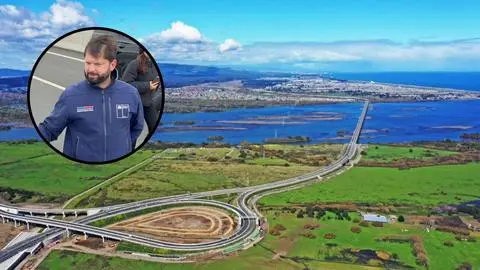 Presidente Gabriel Boric inaugura Puente Industrial en el Gran Concepción