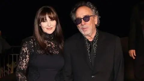 Tim Burton y Monica Bellucci terminaron su relación después de tres años