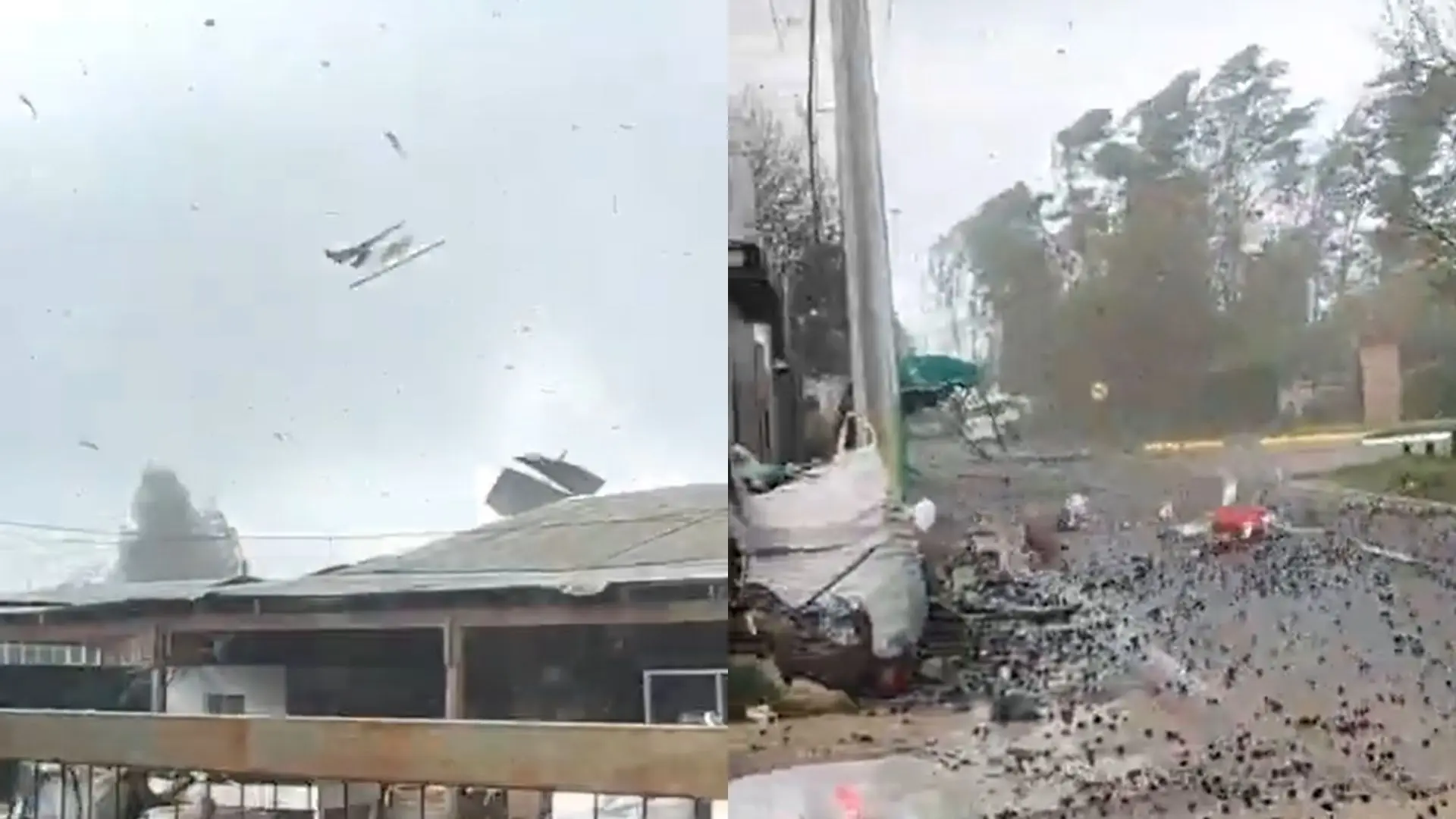 Tornado en Linares deja más de 80 viviendas dañadas en la Región del Maule