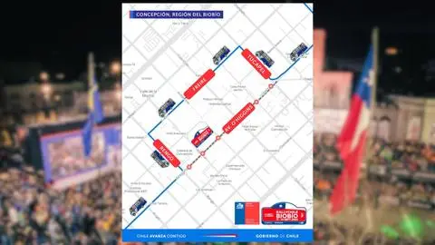 Desvíos en Concepción por Largada del Rally Mundial: revisa cortes y cambios de tránsito para este jueves