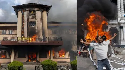 Fallece quemada la esposa de ex primer ministro de Nepal: manifestantes incendiaron su casa