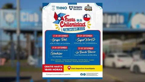 Supermerk2 y Grupo Red encabezarán Fiesta de la Chilenidad 2025 en Talcahuano: municipio confirma celebración tras semanas de incertidumbre
