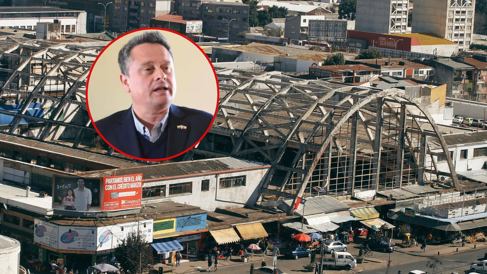 Álvaro Ortiz critica decisión sobre el Mercado Central de Concepción tras fin del convenio entre Gore y Serviu