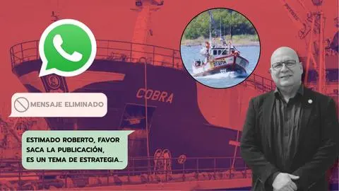 “Roberto, saca la publicación”: El chat que ordena borrar la primera versión del capitán del Cobra tras colisión con la Bruma