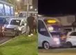 Vehículo colisionó contra dos taxibuses y se dio a la fuga en Concepción