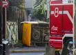 Furgón escolar con niños se vuelca tras colisión con vehículo en Recoleta: Habría un fallecido