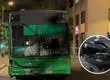 Motochorro herido tras colisionar con microbus en el centro de Santiago