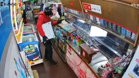 Captan violento asalto a conocido minimarket de Talcahuano: Delincuente disparó a un trabajador