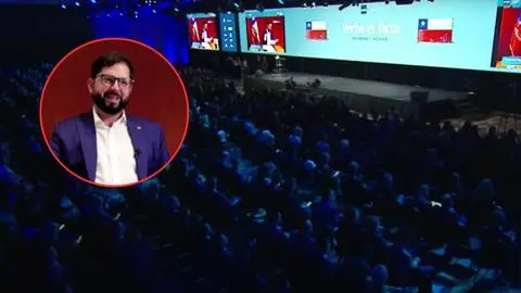 Fallas en la conexión telemática de Gabriel Boric en la Enade 2025 frustraron su intervención desde Italia