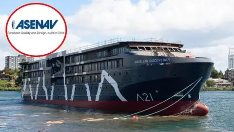 Cómo es el primer crucero híbrido-eléctrico de Chile: Fue construido en Astilleros de Valdivia