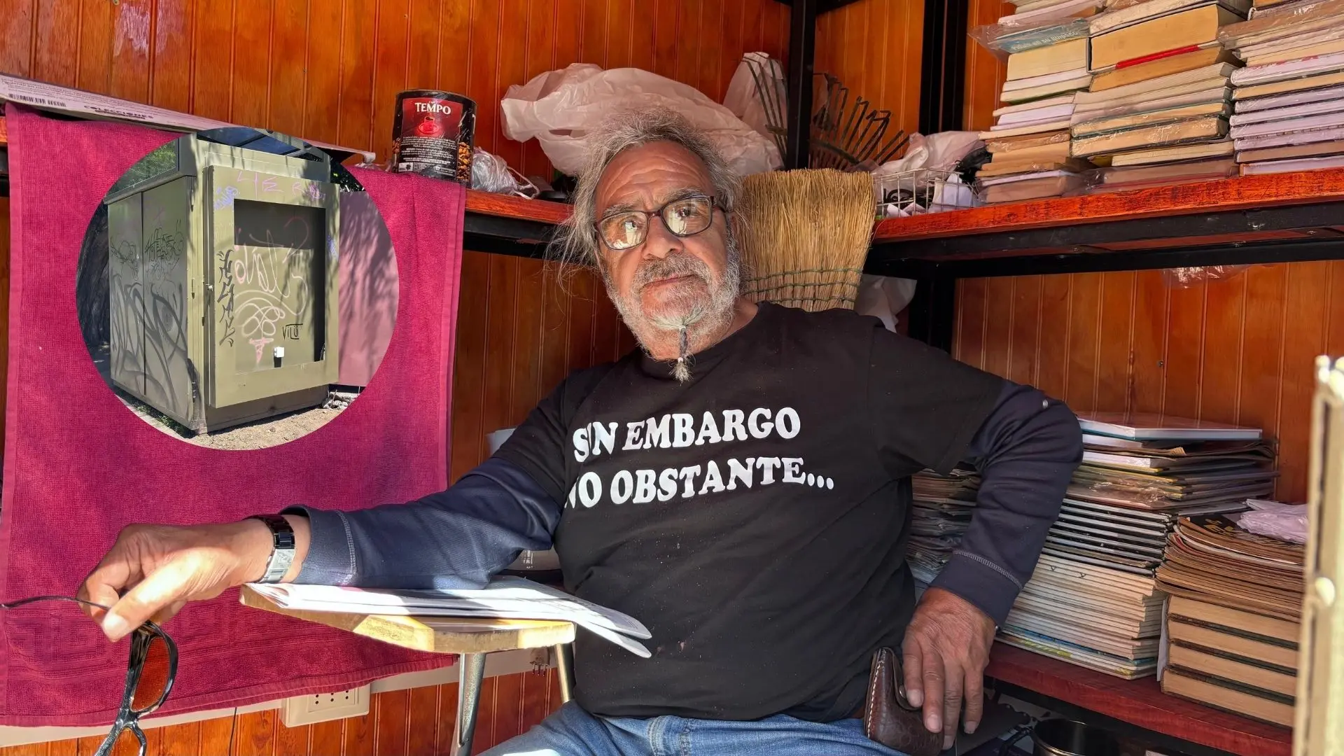 El remodelado local de Pedro Fernández: El emblemático kiosco de literatura a un costado de la UdeC