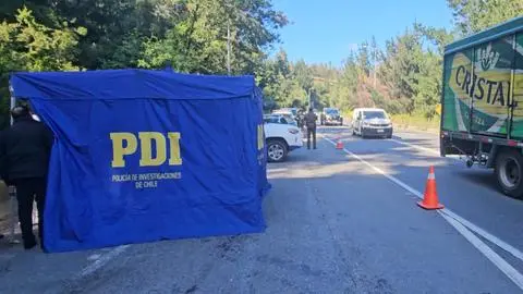 Conductores alertan hallazgo de persona sin vida en concurrida ruta del Gran Concepción: presuntamente fue abandonada en el lugar