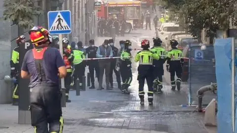 Al menos cuatro personas desaparecidas y varios heridos tras derrumbe de edificio en pleno centro de Madrid