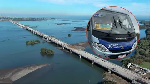 Empresas de micros en San Pedro de la Paz exploran recorridos por Puente Industrial