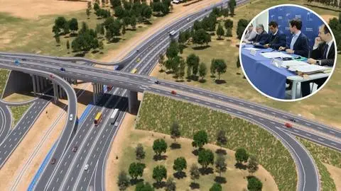 Sacyr presenta la única oferta para construir la Ruta Pie de Monte