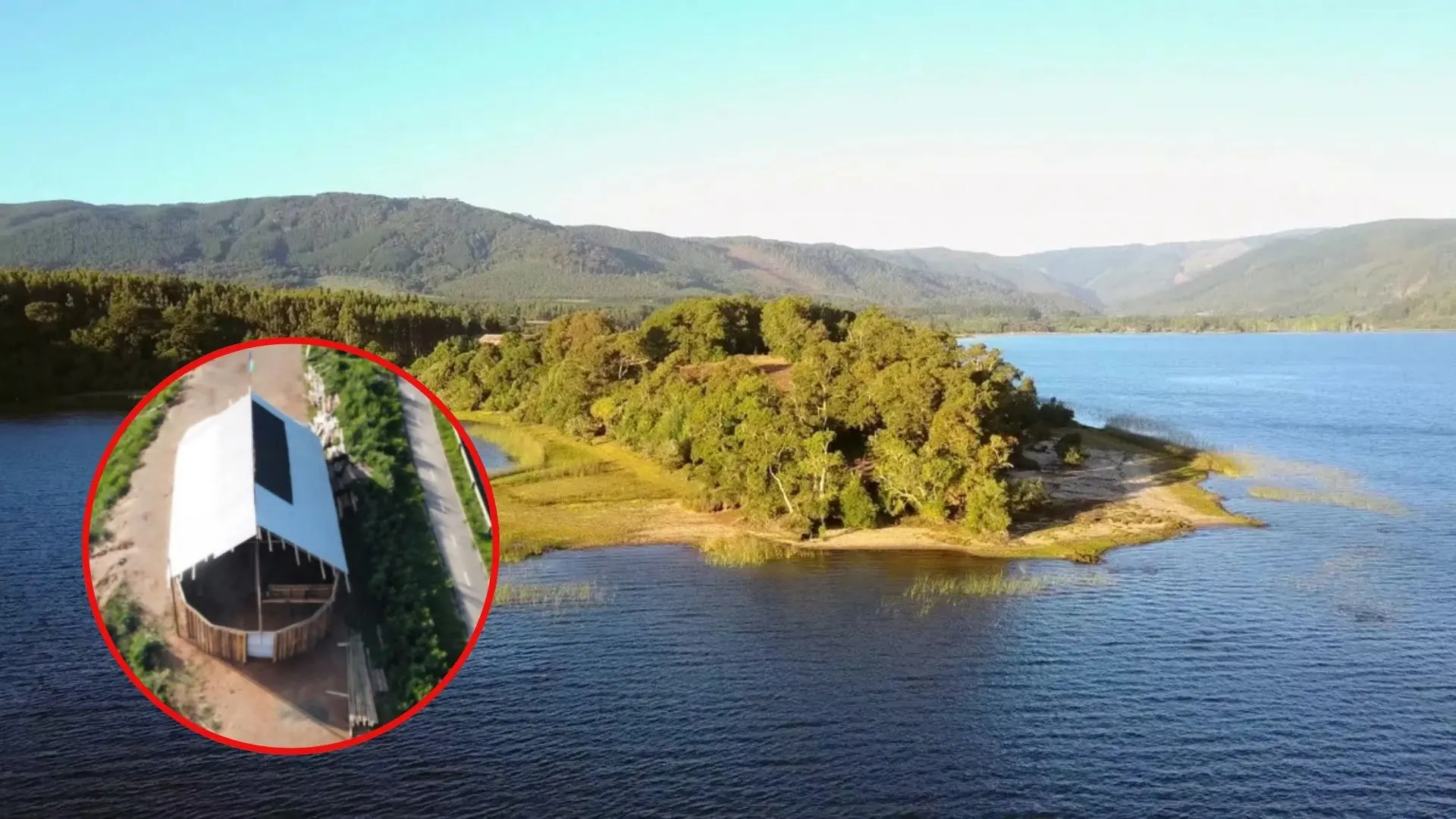 DPR concretó desalojo y demolición de ruka construida a orillas del lago Lanalhue