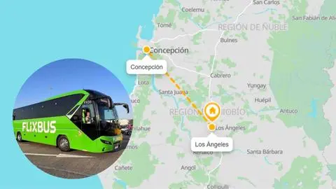 Son 6 salidas: Los horarios de FlixBus entre Concepción y Los Ángeles