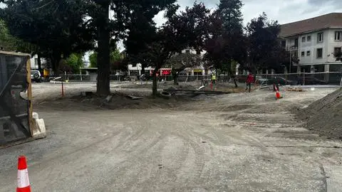 Así se ve la Plaza Perú de Concepción con un 26% de avance en las obras de renovación