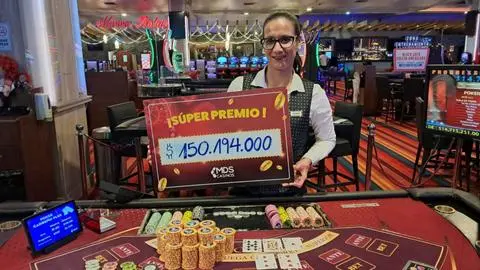 Cliente ganó más de $150 millones en pozo progresivo en Casino MDS Talcahuano