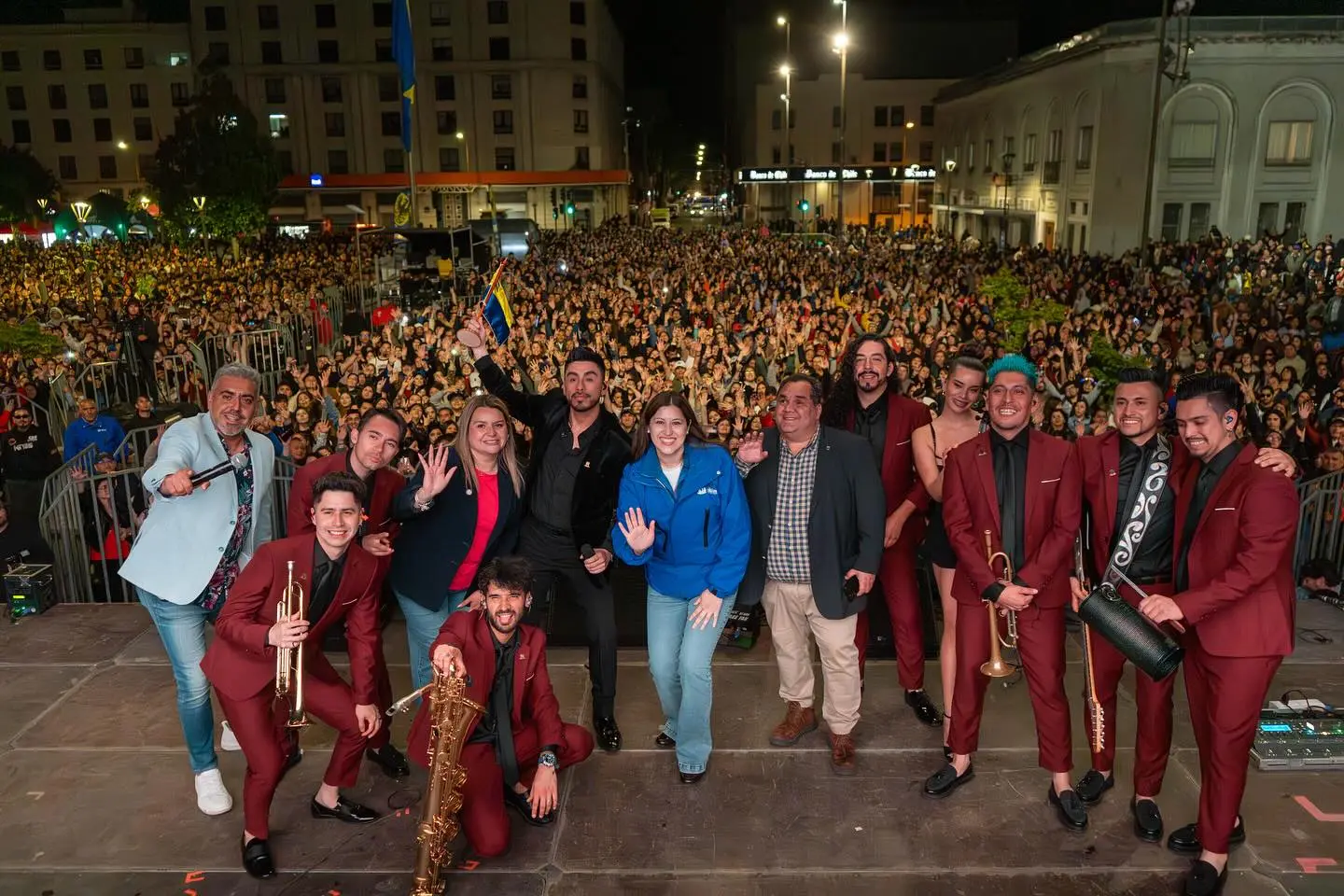 Concepción finalizó celebración de su aniversario 475 con gran concierto en Plaza de la Independencia