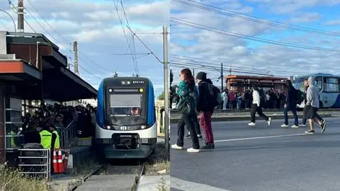 Biotren suspende servicios por robo de cables