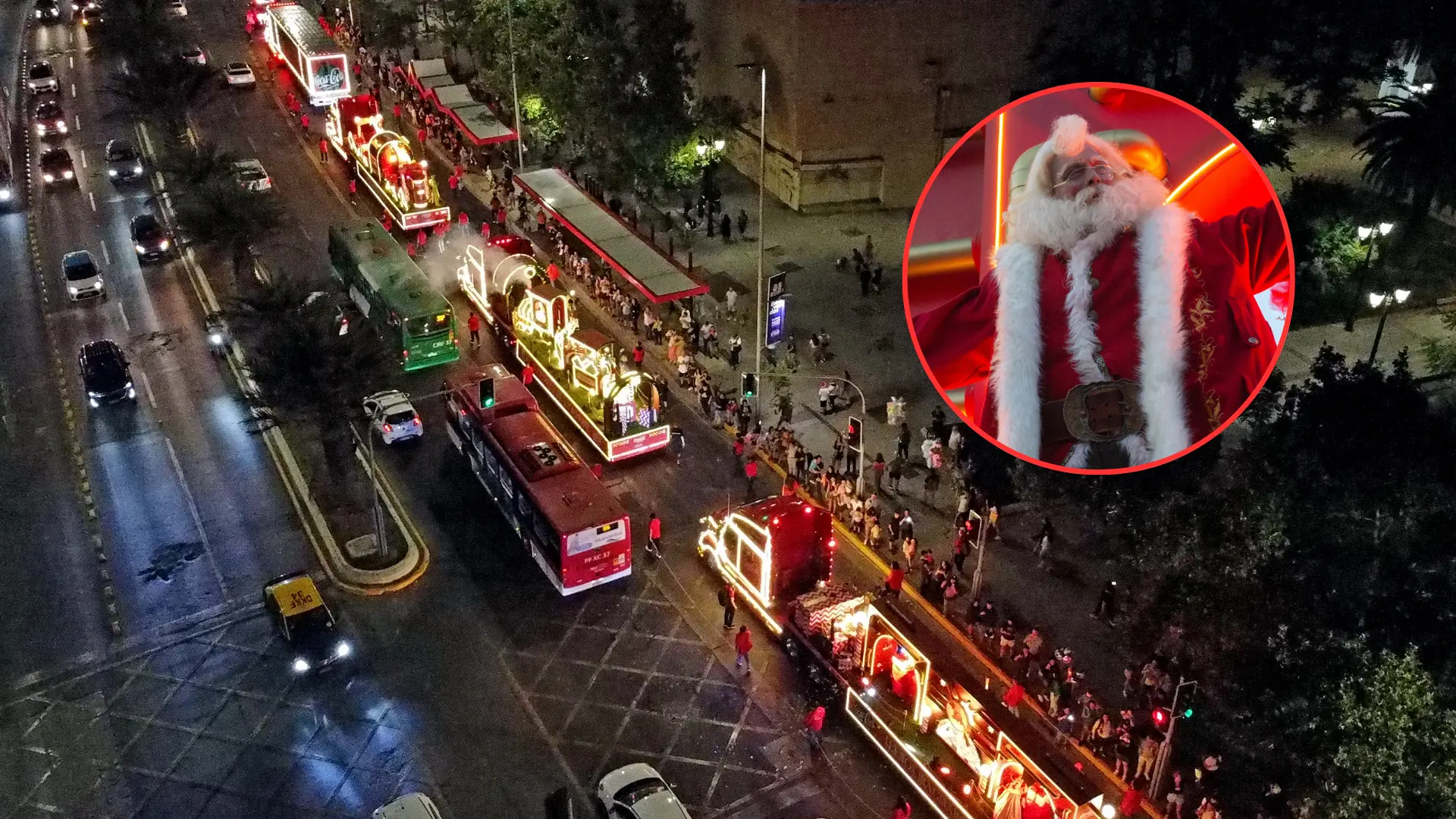 Conoce el nuevo recorrido que tendrá la Caravana Navideña de Coca-Cola en Concepción