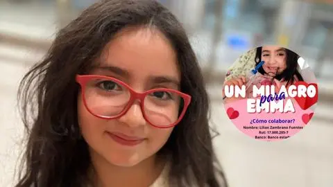 Un milagro para Emma: Familia del Biobío busca apoyo económico para pagar millonario tratamiento de cáncer de niña de 6 años